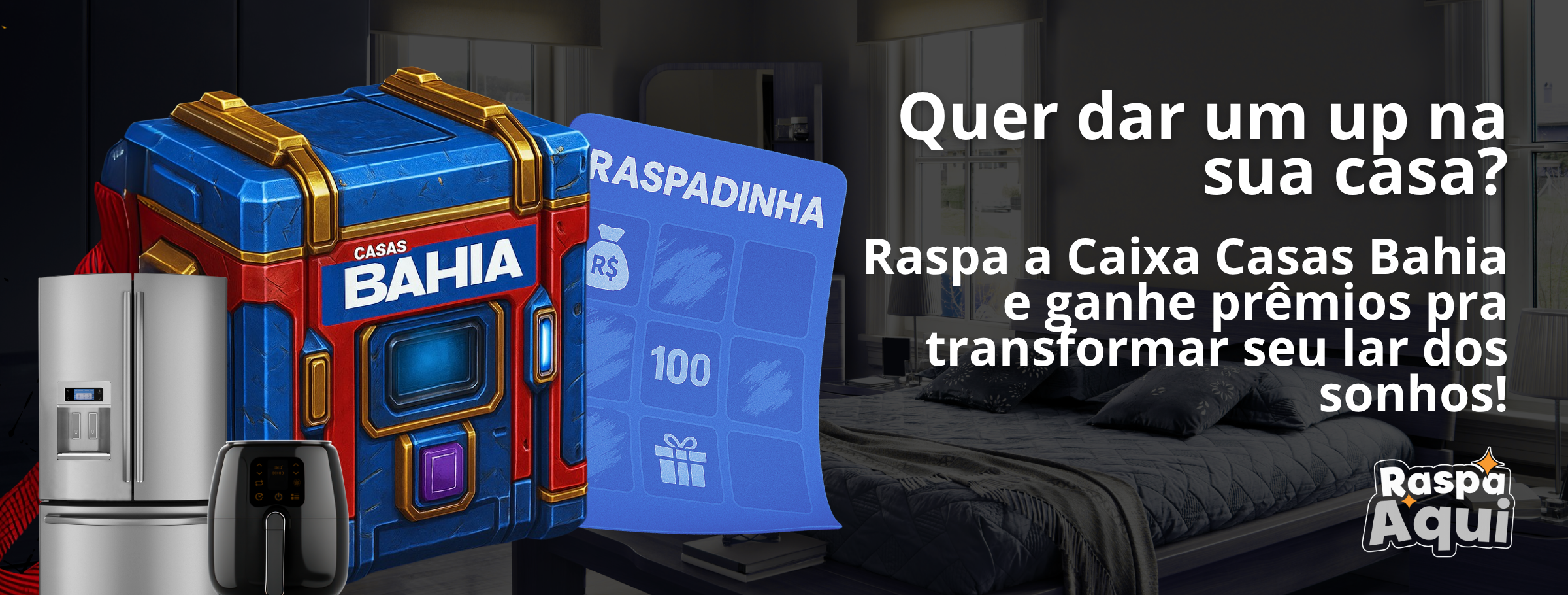 Banner Raspadinha Casas Bahia